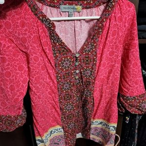 FIGUEROA&flower SZ M Boho Tunic Top